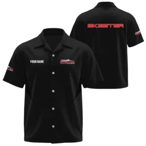Skeeter Exclusive Logo Short Sleeve Camp Collar Shirts TTFSHW26081901STZ Shirt