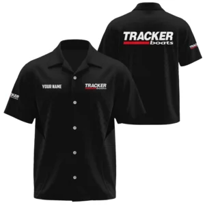 Tracker Exclusive Logo Short Sleeve Camp Collar Shirts TTFSHW26081901TRZ Shirt