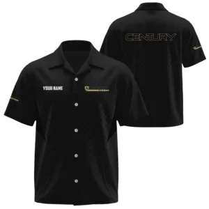 Century Exclusive Logo Short Sleeve Camp Collar Shirts TTFSHW26251001CYZ Shirt
