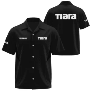 Tiara Yachts Exclusive Logo Short Sleeve Camp Collar Shirts TTFSHW26251001TYZ Shirt