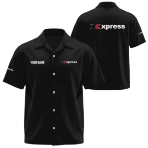 Xpress Exclusive Logo Short Sleeve Camp Collar Shirts TTFSHW26251001XBZ Shirt