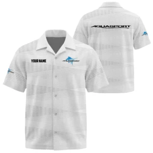 Aquasport Exclusive Logo Short Sleeve Camp Collar Shirts TTFSHW26251002ASZ Shirt
