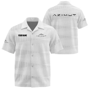 Azimut Exclusive Logo Short Sleeve Camp Collar Shirts TTFSHW26251002AZZ Shirt