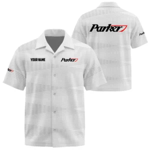 Parker Exclusive Logo Short Sleeve Camp Collar Shirts TTFSHW26251002PAZ Shirt