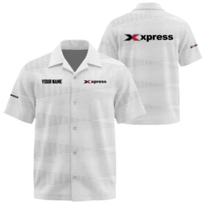 Xpress Exclusive Logo Short Sleeve Camp Collar Shirts TTFSHW26251002XBZ Shirt