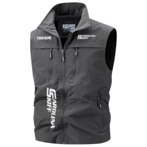 Carolina Skiff Exclusive Logo Multi-Pocket Sleeveless Vest TTFSV2102510CSZ Vest