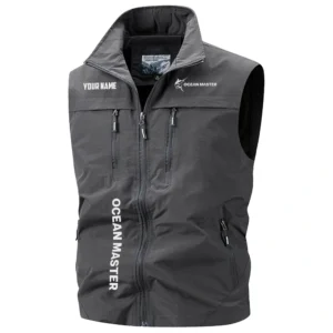 Ocean Master Exclusive Logo Multi-Pocket Sleeveless Vest TTFSV2102510OMZ Vest