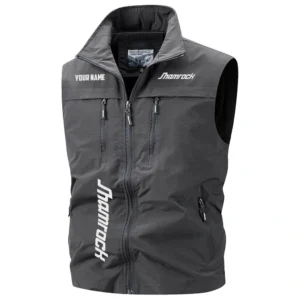 Shamrock Exclusive Logo Multi-Pocket Sleeveless Vest TTFSV2102510SHZ Vest