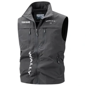Wally Yachts Exclusive Logo Multi-Pocket Sleeveless Vest TTFSV2102510WYZ Vest