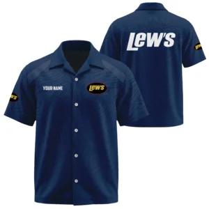 Lew's Exclusive Logo Short Sleeve Camp Collar Shirts TTFSHW26081903LSZ Shirt