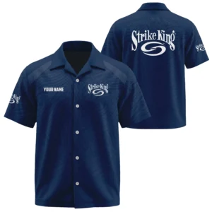 Strike King Exclusive Logo Short Sleeve Camp Collar Shirts TTFSHW26081903SKZ Shirt