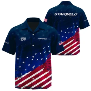 Starweld Exclusive Logo Short Sleeve Camp Collar Shirt TTFSHW26081913SWZ Shirt