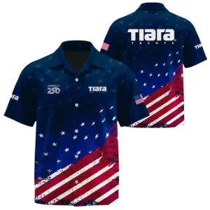 Tiara Yachts Exclusive Logo Short Sleeve Camp Collar Shirt TTFSHW26081913TYZ Shirt