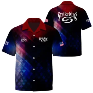 Strike King Exclusive Logo Short Sleeve Camp Collar Shirt TTFSHW26081915SKZ Shirt