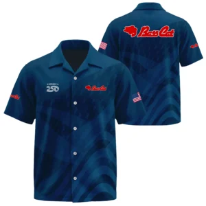 Bass Cat Exclusive Logo Short Sleeve Camp Collar Shirt TTFSHW26081916BCZ Shirt
