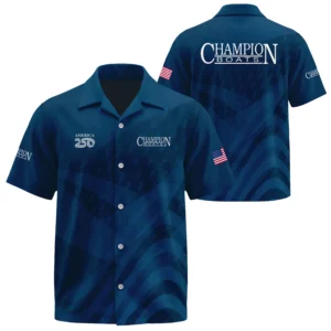 Champion Exclusive Logo Short Sleeve Camp Collar Shirt TTFSHW26081916CHZ Shirt