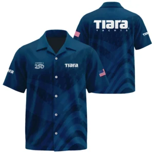 Tiara Yachts Exclusive Logo Short Sleeve Camp Collar Shirt TTFSHW26081916TYZ Shirt