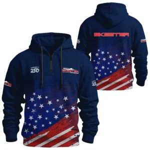 Skeeter Exclusive Logo Waffle Quarterzip Hoodie TTFSWQH3D081912STZ Hoodie