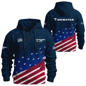Tidewater Exclusive Logo Waffle Quarterzip Hoodie TTFSWQH3D081913TWZ Hoodie