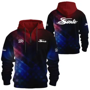 Scout Exclusive Logo Waffle Quarterzip Hoodie TTFSWQH3D081915SSZ Hoodie