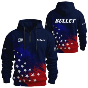 Bullet Exclusive Logo Waffle Quarterzip Hoodie TTFSWQH3D081917BUZ Hoodie