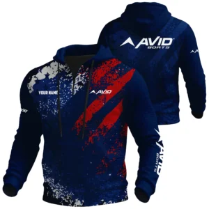Avid Exclusive Logo Waffle Quarter-zip Hoodie TTFSWQH3D081918AVZ Hoodie