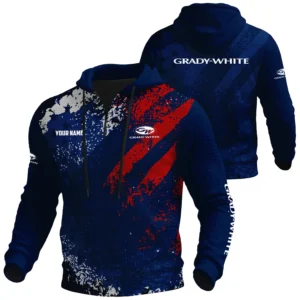 Grady-White Exclusive Logo Waffle Quarter-zip Hoodie TTFSWQH3D081918GWZ Hoodie