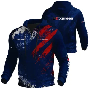 Xpress Exclusive Logo Waffle Quarter-zip Hoodie TTFSWQH3D081918XBZ Hoodie
