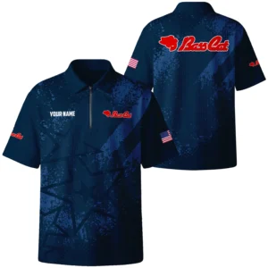 Bass Cat Exclusive Logo Quilted Waffle Polo Shirt TTFSWPL081901BCZ Bass Cat Waffle Polo