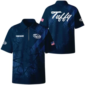 Tuffy Exclusive Logo Quilted Waffle Polo Shirt TTFSWPL081901TUZ Tuffy Waffle Polo