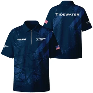 Tidewater Exclusive Logo Quilted Waffle Polo Shirt TTFSWPL081901TWZ Tidewater Waffle Polo