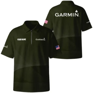Garmin Exclusive Logo Quilted Waffle Polo Shirt TTFSWPL081903GZ Garmin Waffle Polo