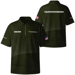 Humminbird Exclusive Logo Quilted Waffle Polo Shirt TTFSWPL081903HUZ Humminbird Waffle Polo