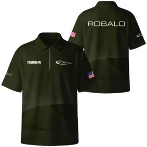 Robalo Exclusive Logo Quilted Waffle Polo Shirt TTFSWPL081903RLZ Robalo Waffle Polo