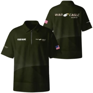 War Eagle Exclusive Logo Quilted Waffle Polo Shirt TTFSWPL081903WEZ War Eagle Waffle Polo