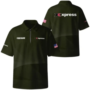 Xpress Exclusive Logo Quilted Waffle Polo Shirt TTFSWPL081903XBZ Xpress Waffle Polo
