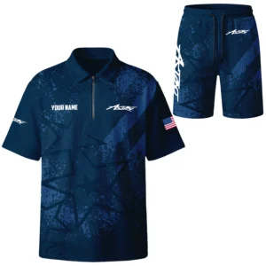Astro Exclusive Logo Waffle Polo and Shorts Set TTFSWPLS081501ASZ Astro Waffle Polo