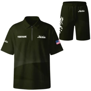Hobie Exclusive Logo Waffle Polo and Shorts Set TTFSWPLS081503HEZ