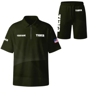 Tiara Yachts Exclusive Logo Waffle Polo and Shorts Set TTFSWPLS081503TYZ