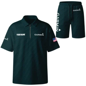 Garmin Exclusive Logo Waffle Polo and Shorts Set TTFSWPLS081504GZ