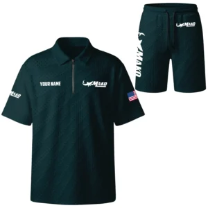 Mako Exclusive Logo Waffle Polo and Shorts Set TTFSWPLS081504MAZ