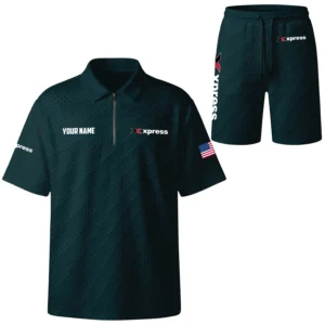 Xpress Exclusive Logo Waffle Polo and Shorts Set TTFSWPLS081504XBZ
