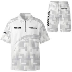 Allison Exclusive Logo Waffle Polo and Shorts Set TTFSWPLS081505ALZ