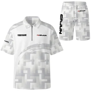 Cajun Exclusive Logo Waffle Polo and Shorts Set TTFSWPLS081505CJZ