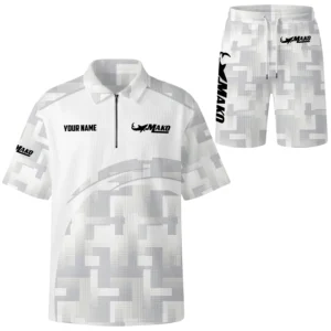 Mako Exclusive Logo Waffle Polo and Shorts Set TTFSWPLS081505MAZ