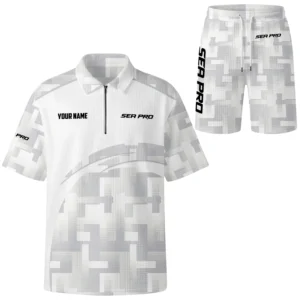 Sea Pro Exclusive Logo Waffle Polo and Shorts Set TTFSWPLS081505SPZ