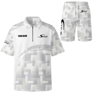 Scout Exclusive Logo Waffle Polo and Shorts Set TTFSWPLS081505SSZ