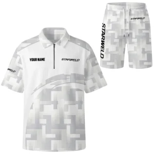 Starweld Exclusive Logo Waffle Polo and Shorts Set TTFSWPLS081505SWZ