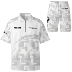 Willie Exclusive Logo Waffle Polo and Shorts Set TTFSWPLS081505WIZ
