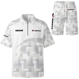 Xpress Exclusive Logo Waffle Polo and Shorts Set TTFSWPLS081505XBZ